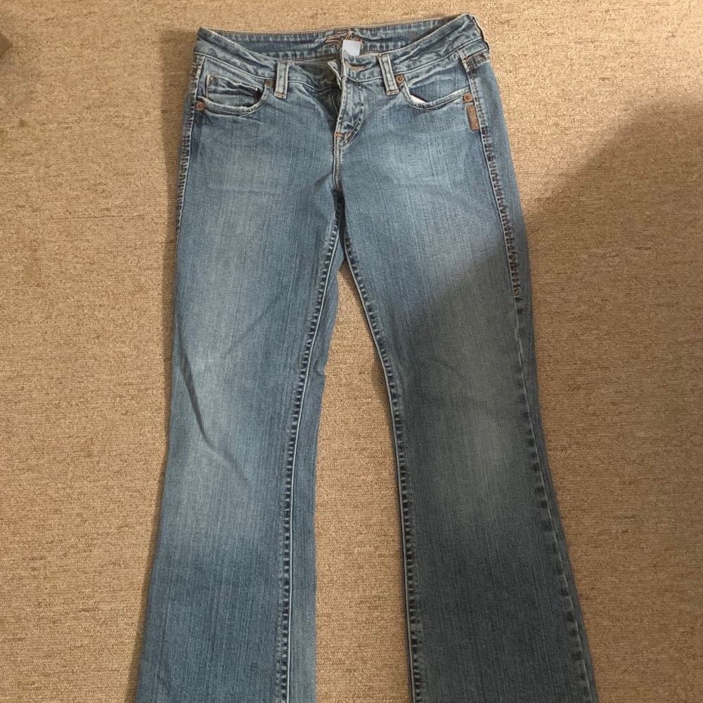 Silver jeans